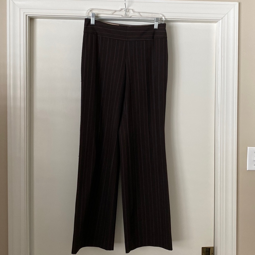 The Limited Cassidy Fit Brown Pinstripe pants size 2